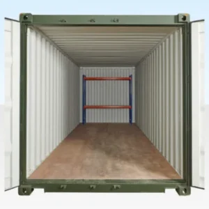 Adjustable, Heavy Duty Two Tier Racking For Rear Of Container